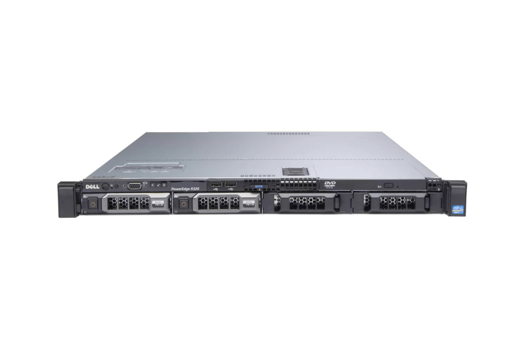 Refurbished Dell PowerEdge R330 4-Bay 3.5" 1U server front view